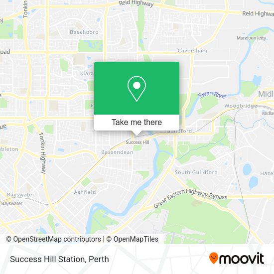 Success Hill Station map