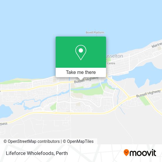 Lifeforce Wholefoods map