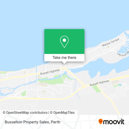 Busselton Property Sales map