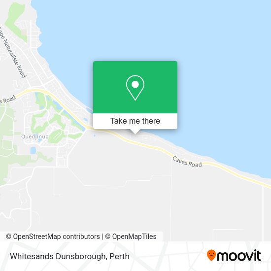 Whitesands Dunsborough map