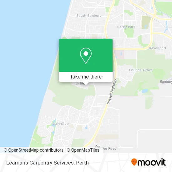Mapa Leamans Carpentry Services