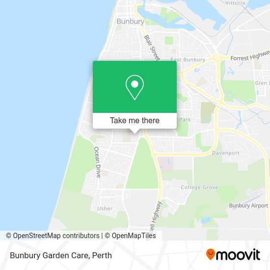 Bunbury Garden Care map