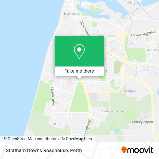 Stratham Downs Roadhouse map