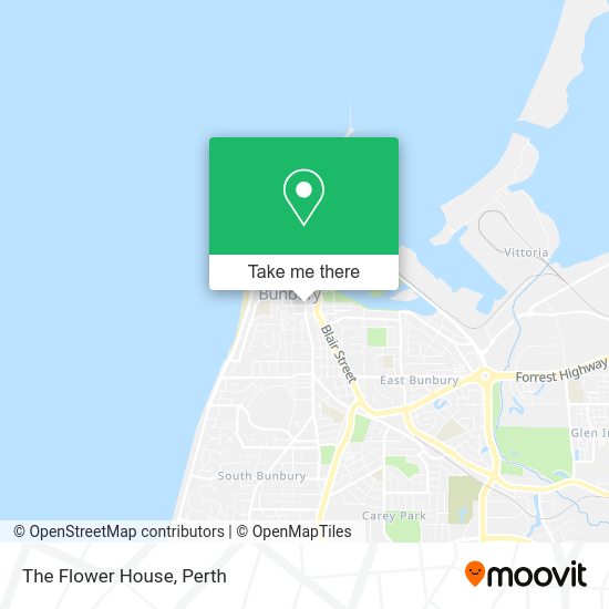 The Flower House map