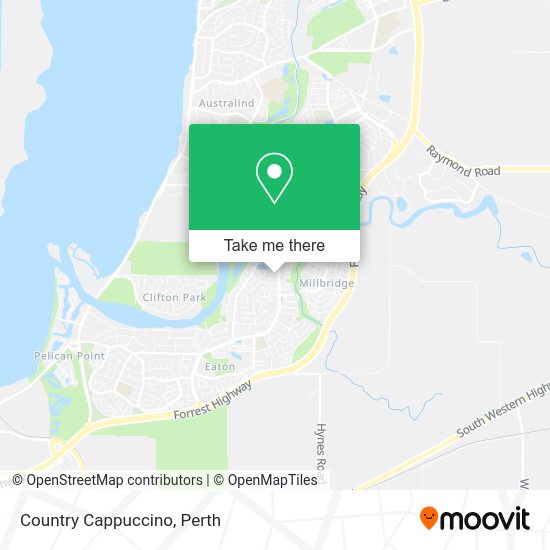Country Cappuccino map