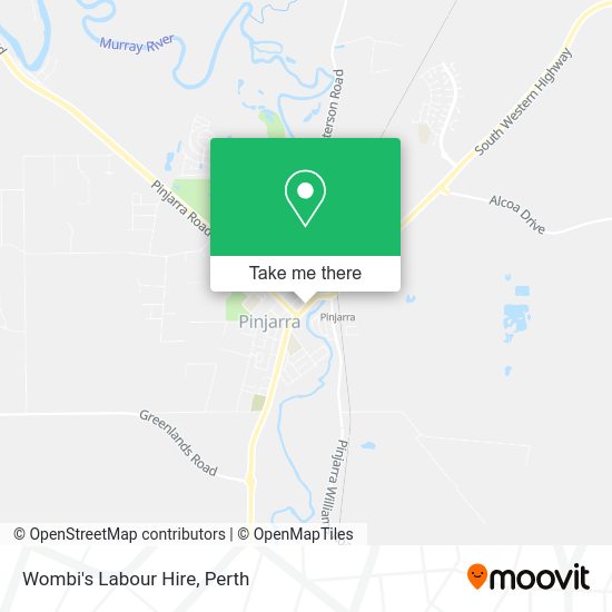 Wombi's Labour Hire map