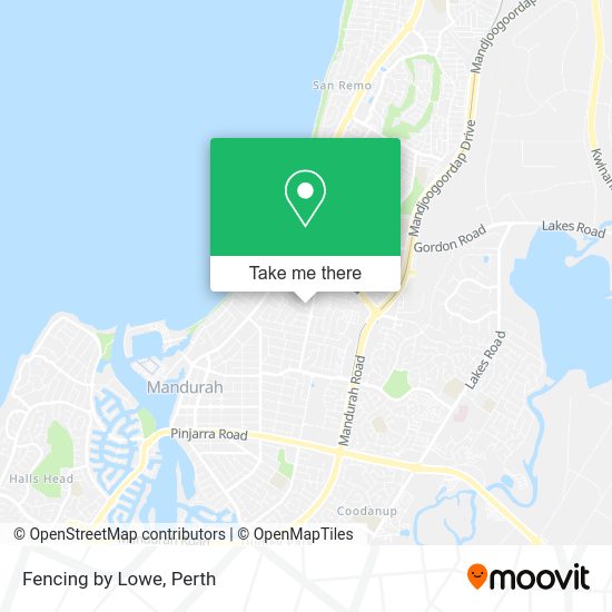 Fencing by Lowe map