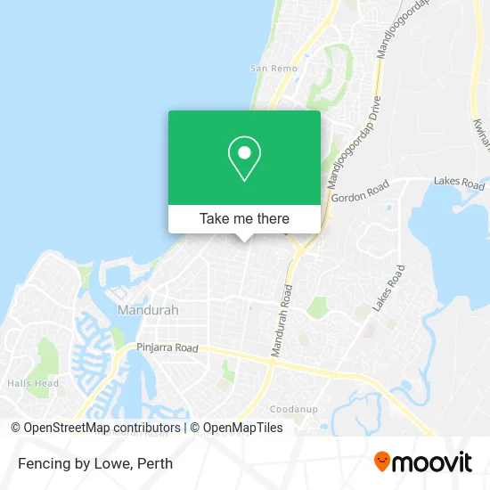 Mapa Fencing by Lowe