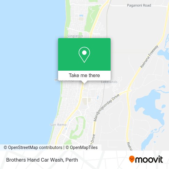 Brothers Hand Car Wash map