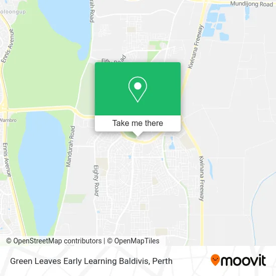 Green Leaves Early Learning Baldivis map