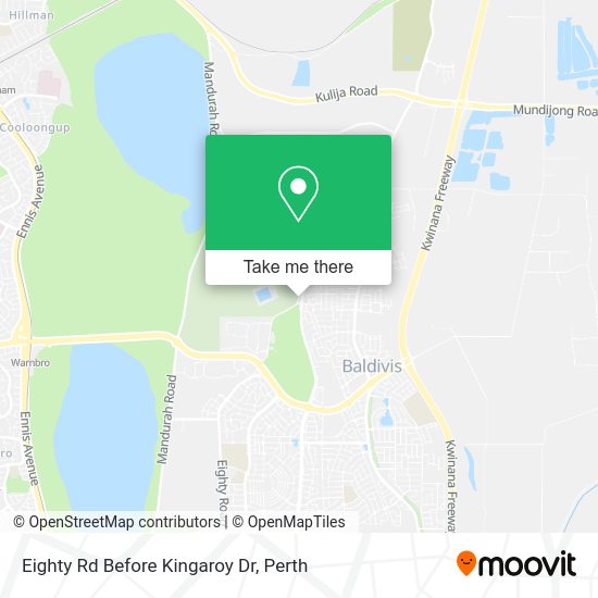 Eighty Rd Before Kingaroy Dr map