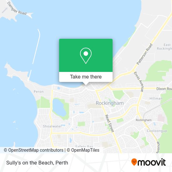 Sully's on the Beach map