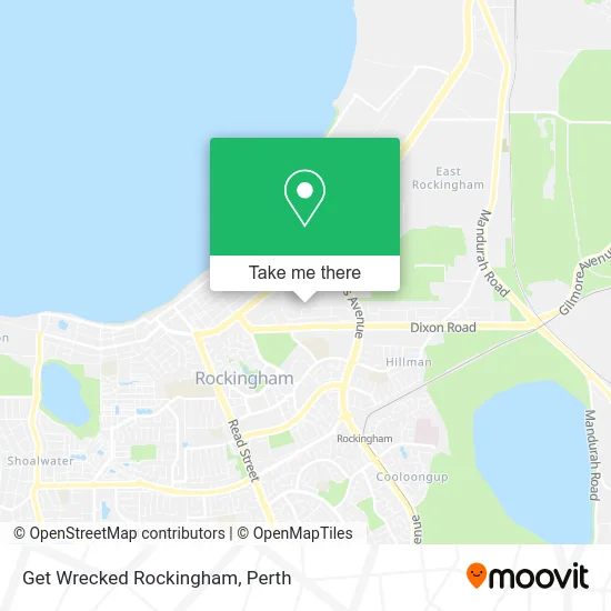 Mapa Get Wrecked Rockingham