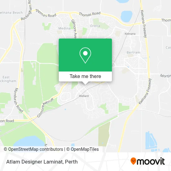 Mapa Atlam Designer Laminat