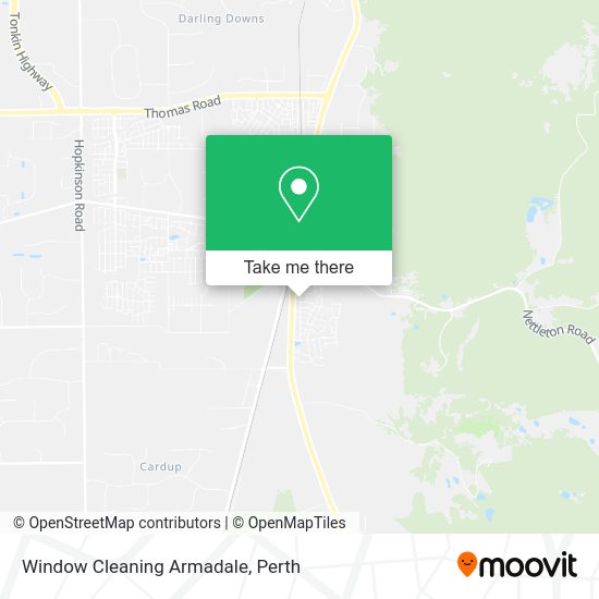 Window Cleaning Armadale map