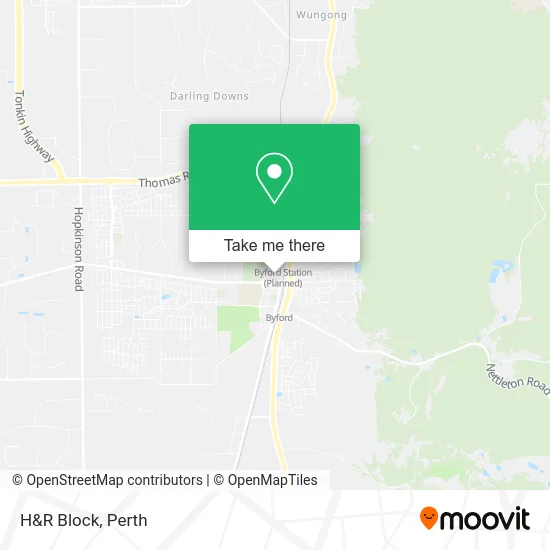 H&R Block map
