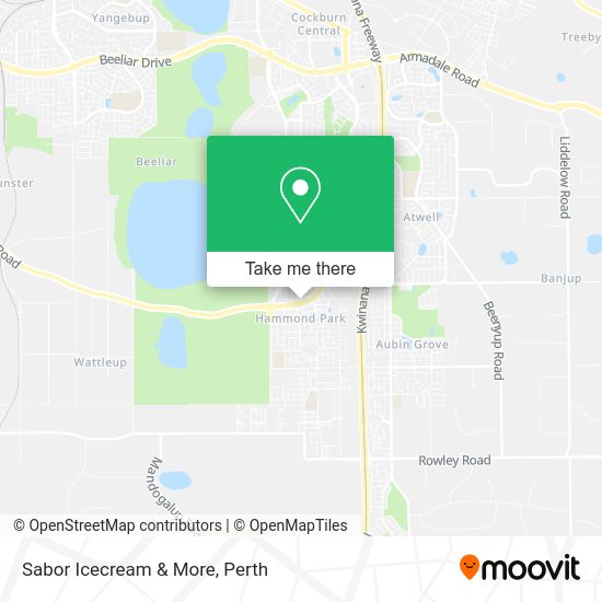 Sabor Icecream & More map