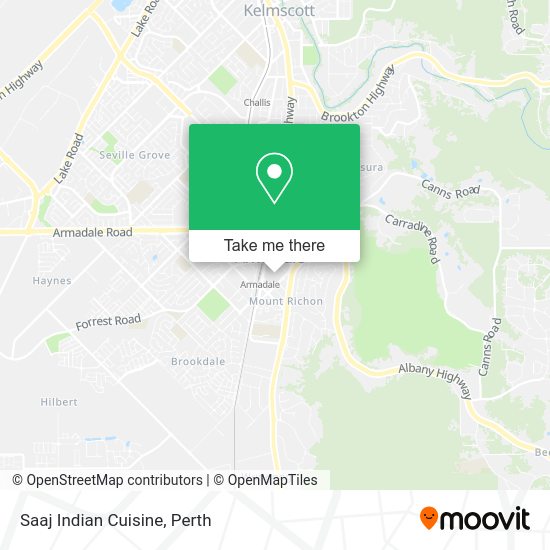 Saaj Indian Cuisine map
