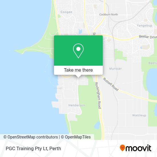 PGC Training Pty Lt map