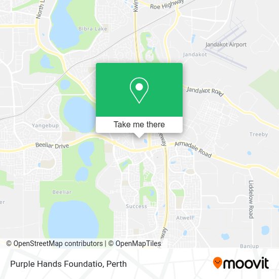 Purple Hands Foundatio map