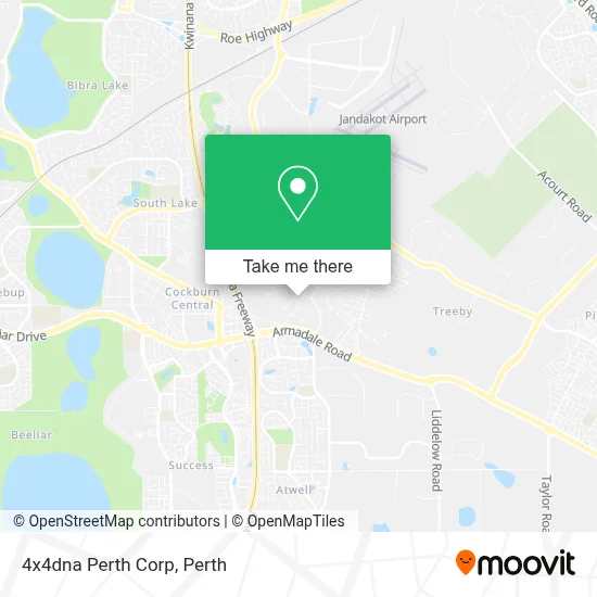 Mapa 4x4dna Perth Corp