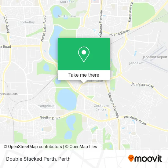 Double Stacked Perth map