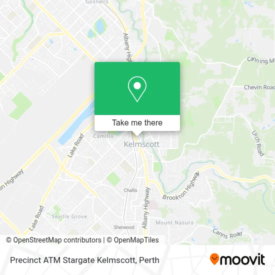 Mapa Precinct ATM Stargate Kelmscott
