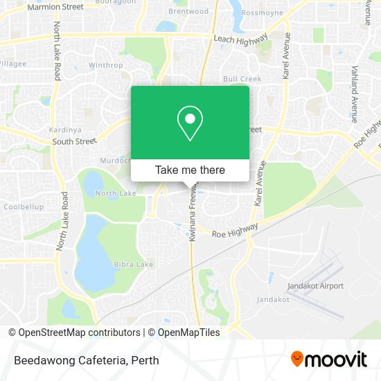 Beedawong Cafeteria map