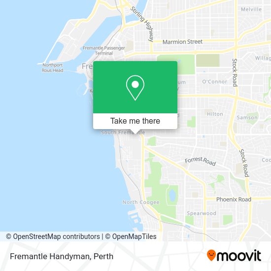 Fremantle Handyman map