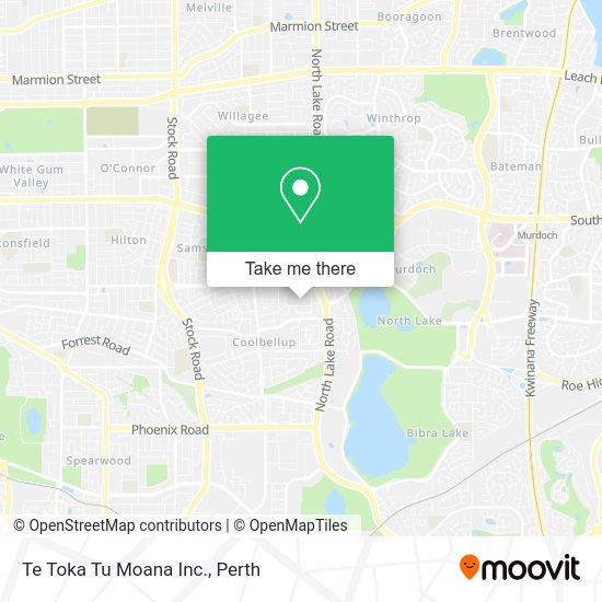 Te Toka Tu Moana Inc. map