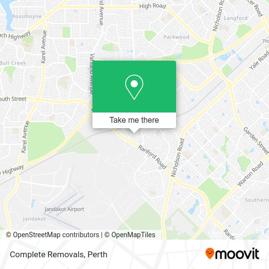 Complete Removals map