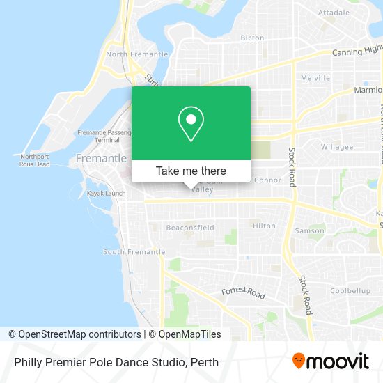 Philly Premier Pole Dance Studio map