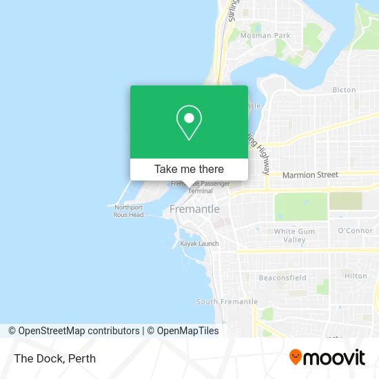 The Dock map