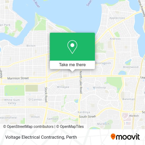 Voltage Electrical Contracting map