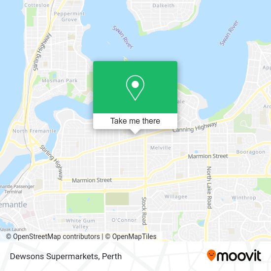 Dewsons Supermarkets map