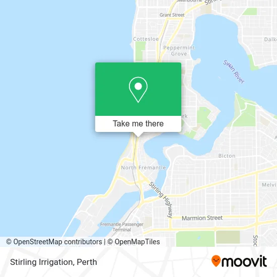 Stirling Irrigation map