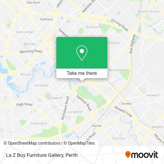 La Z Boy Furniture Gallery map