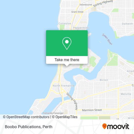 Boobo Publications map