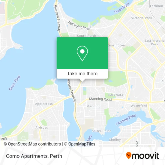 Mapa Como Apartments