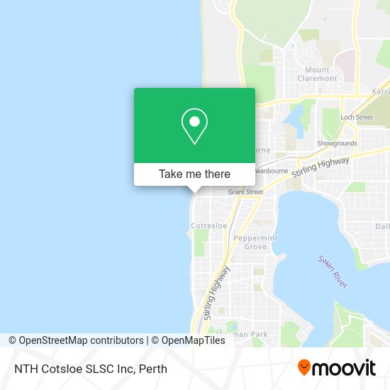 NTH Cotsloe SLSC Inc map