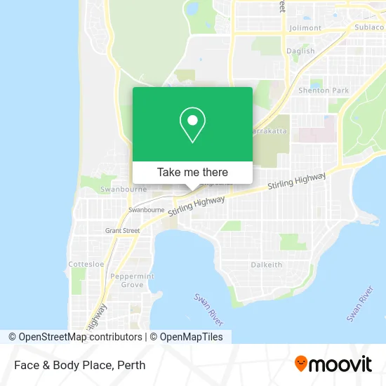 Mapa Face & Body Place