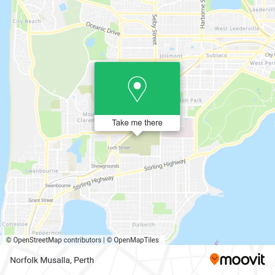 Mapa Norfolk Musalla