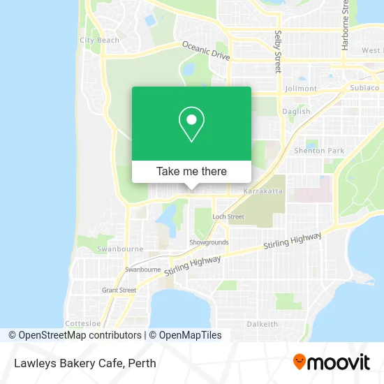 Mapa Lawleys Bakery Cafe