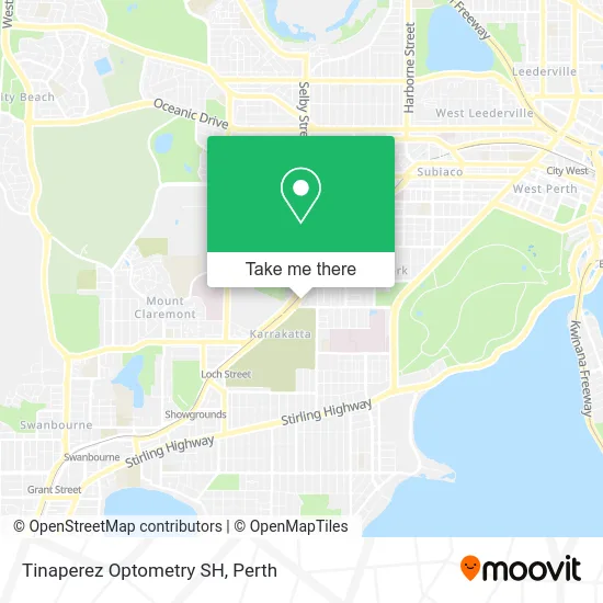 Tinaperez Optometry SH map