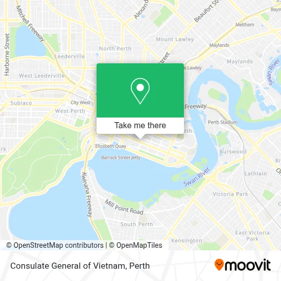 Mapa Consulate General of Vietnam