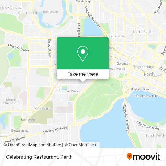 Mapa Celebrating Restaurant