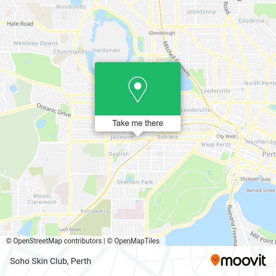 Soho Skin Club map