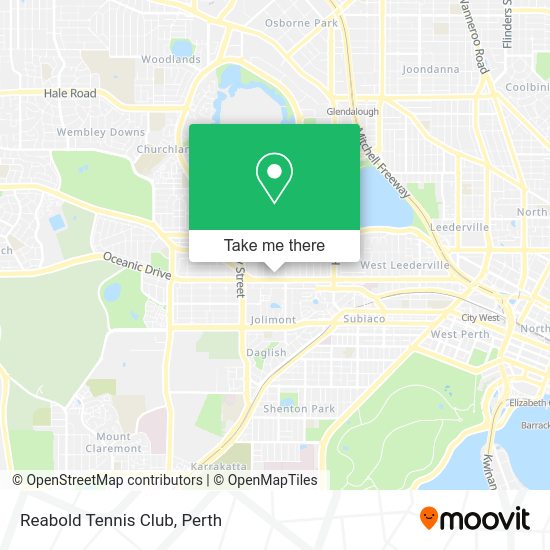 Reabold Tennis Club map