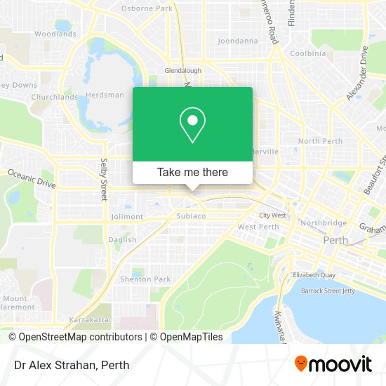 Dr Alex Strahan map