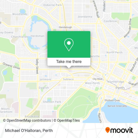 Michael O'Halloran map